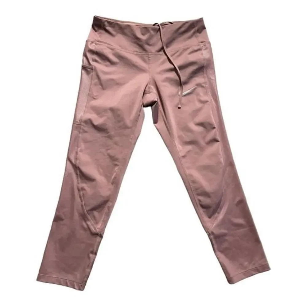 Nike Lux Racer Crop‎ Smokey Mauve Rose Size XS Dri-Fit